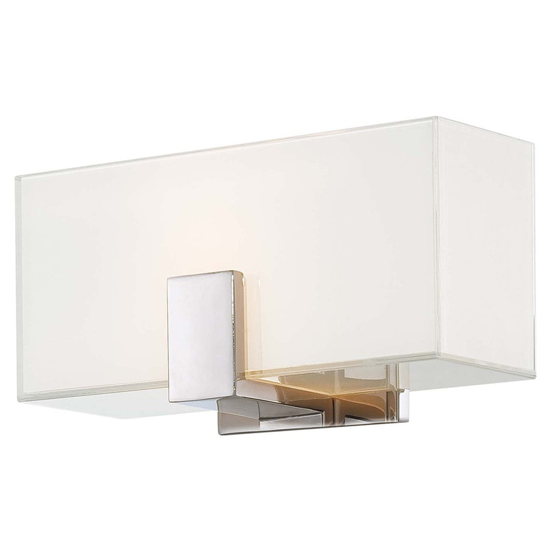 1-Light Wall Sconce in Polished Nickel