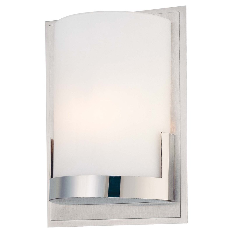 Convex 1-Light Wall Sconce in Chrome