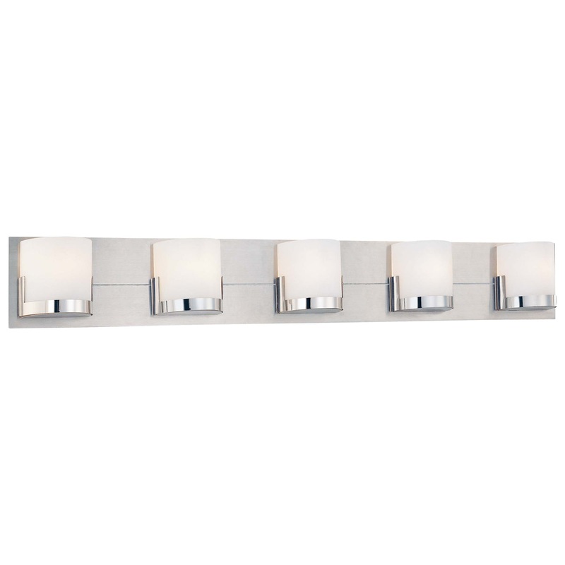 Convex 5-Light Bath in Chrome