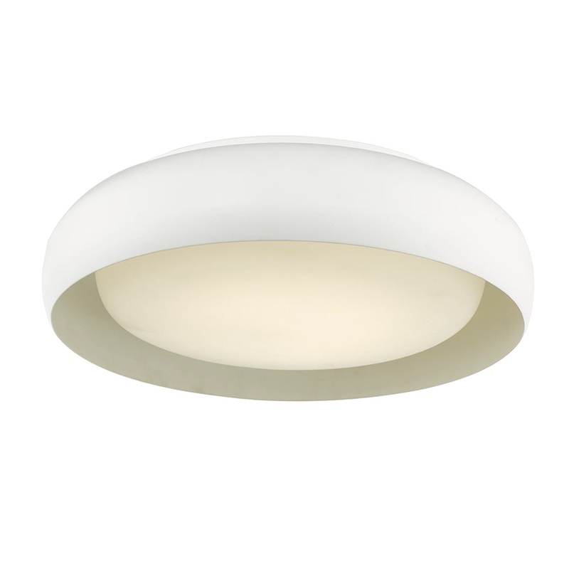 Euphoria 15" Recessed Opal Glass in White