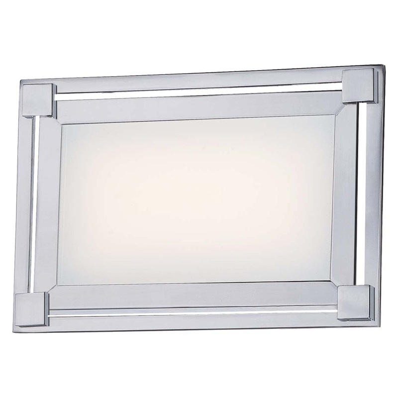 Framed LED Bath in Chrome