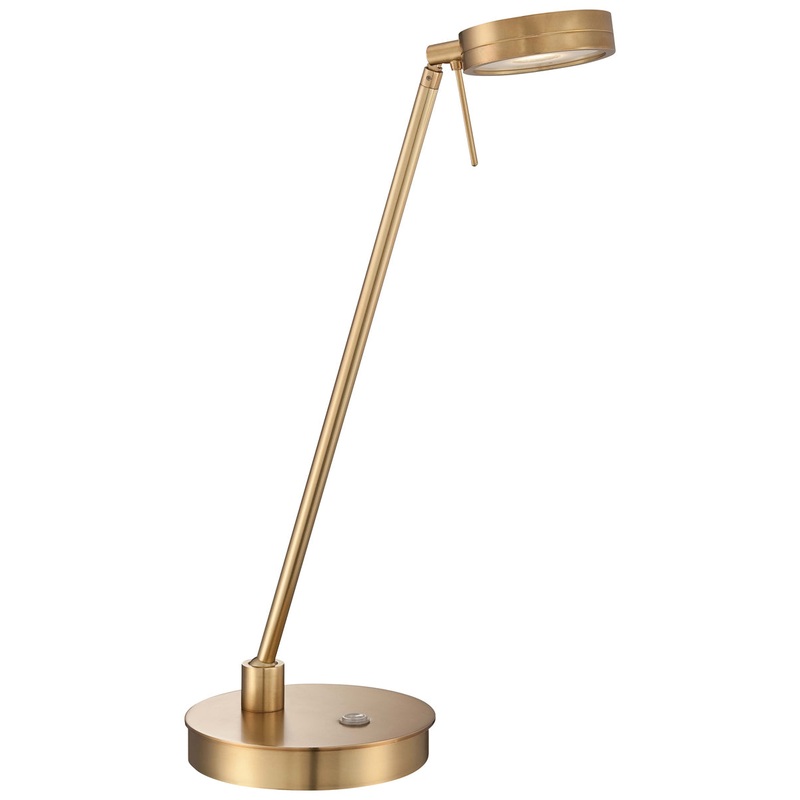 George's Reading Room Table Lamp in Honey Gold