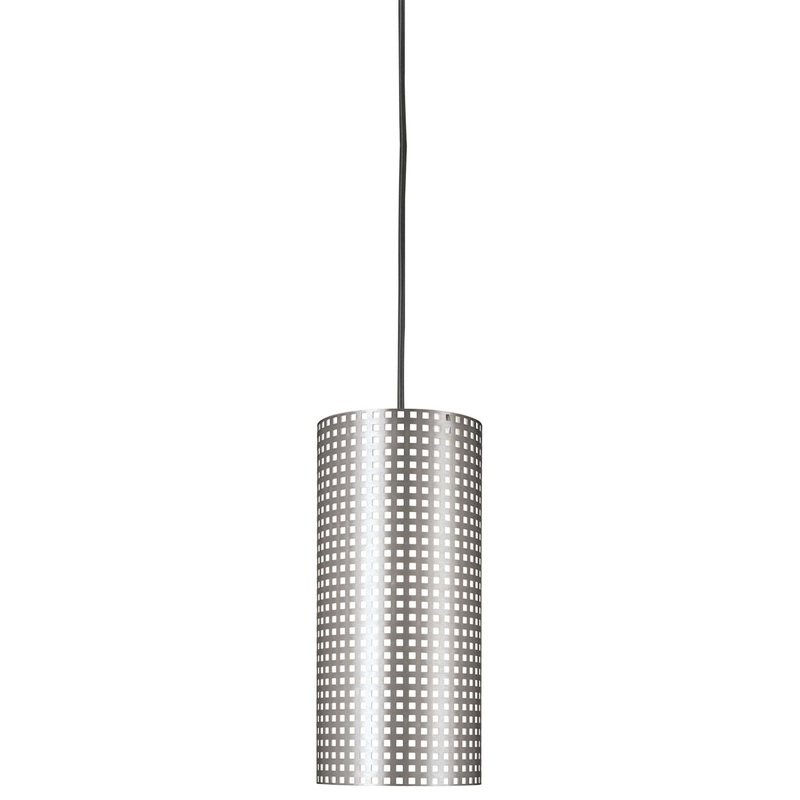 Grid 1-Light Mini Pendant in Brushed Nickel