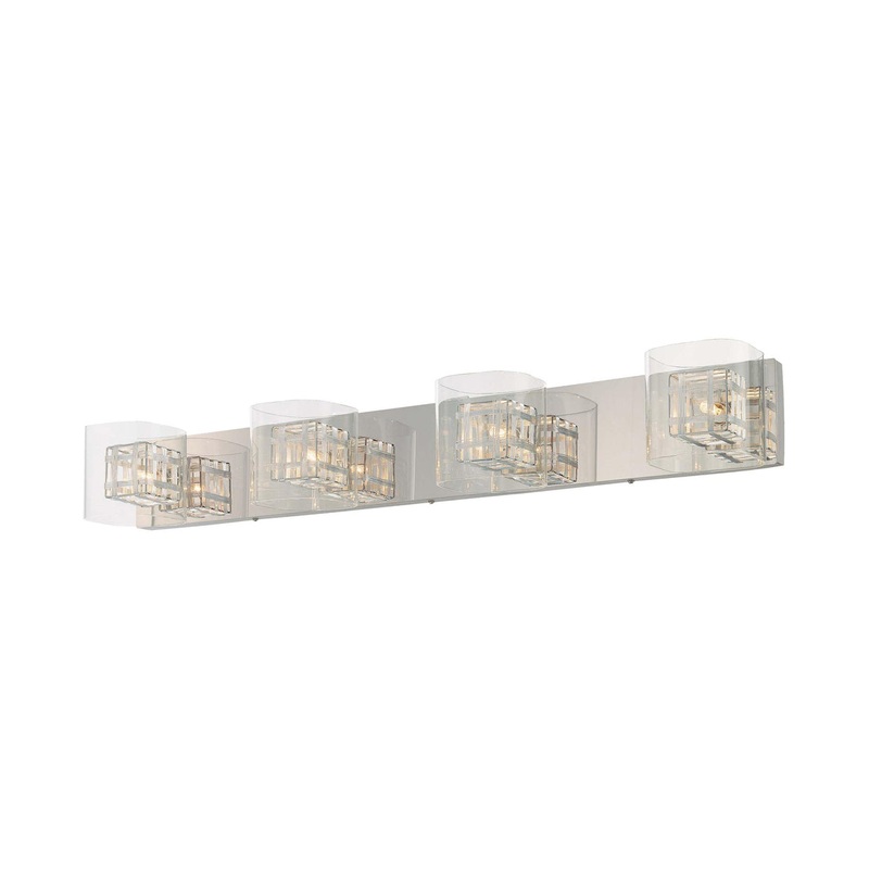 Jewel Box 4-Light Bath in Chrome