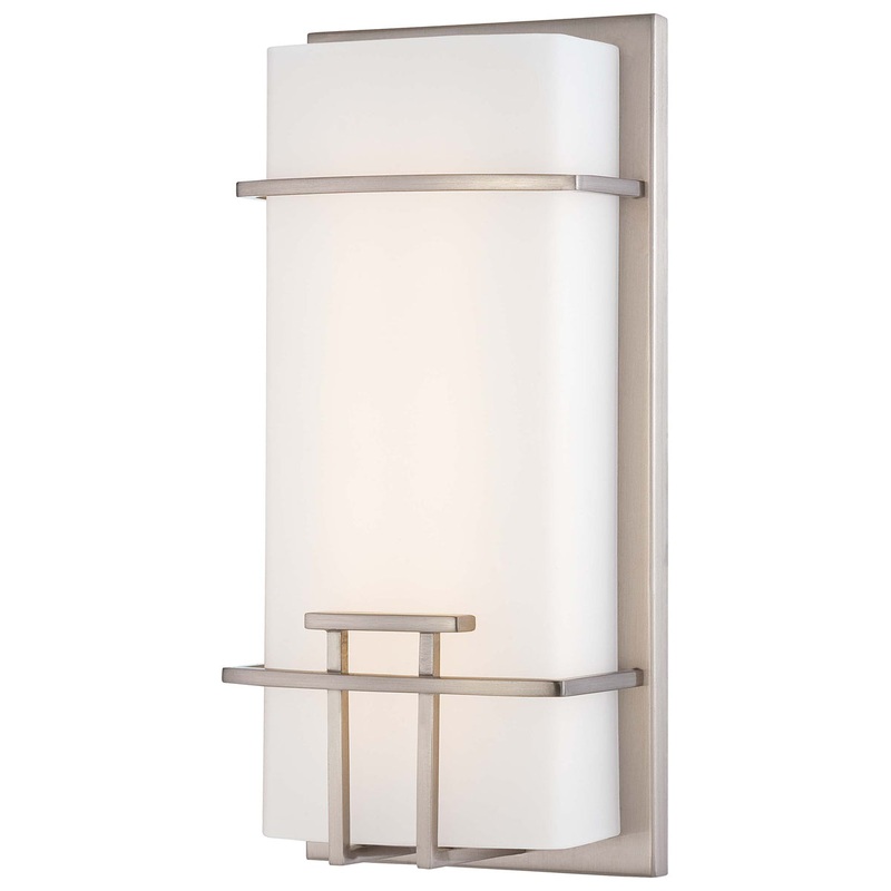 LED Wall Sconce in Brushed Nickel