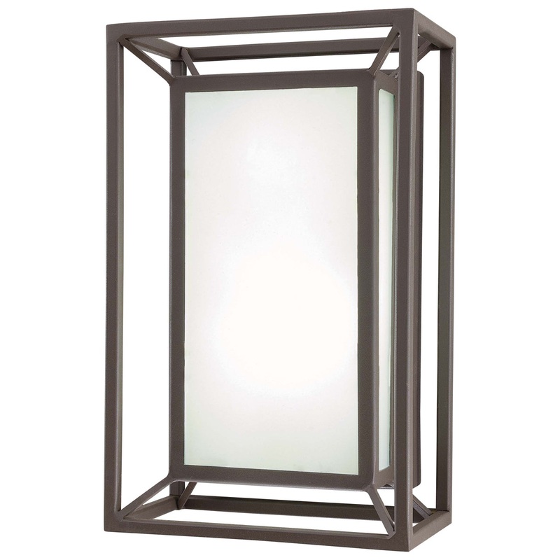 Outline LED Pocket Lantern in Sand Bronze