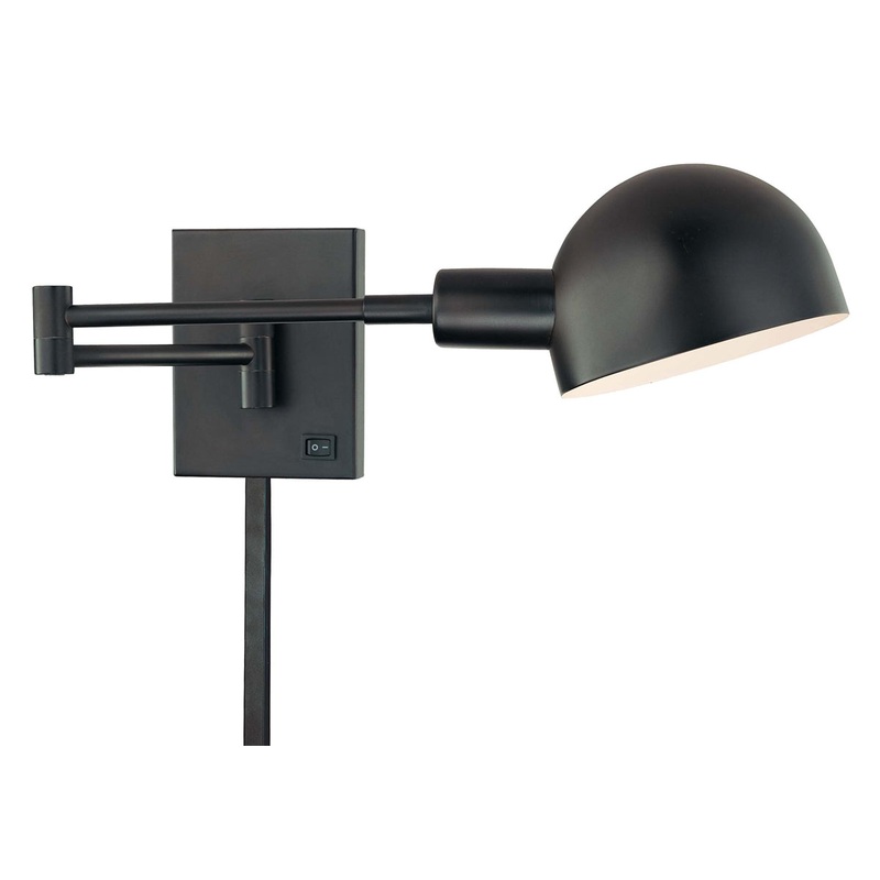 P3 1-Light Swing Arm Wall Sconce in Antique Dorian Bronze