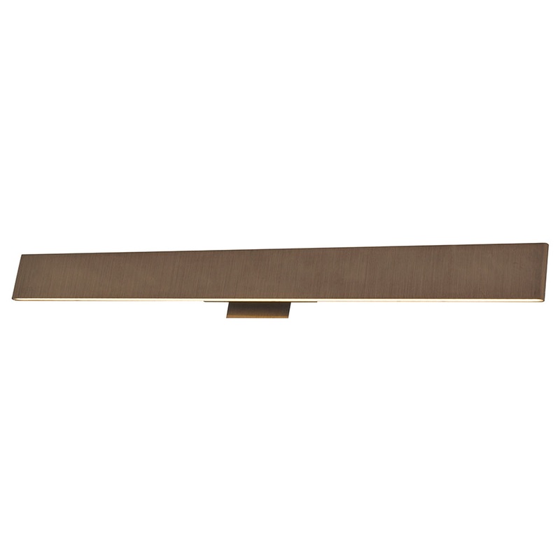 Slim Up-Down Light 36" LED Vanity Light in Brushed Bronze