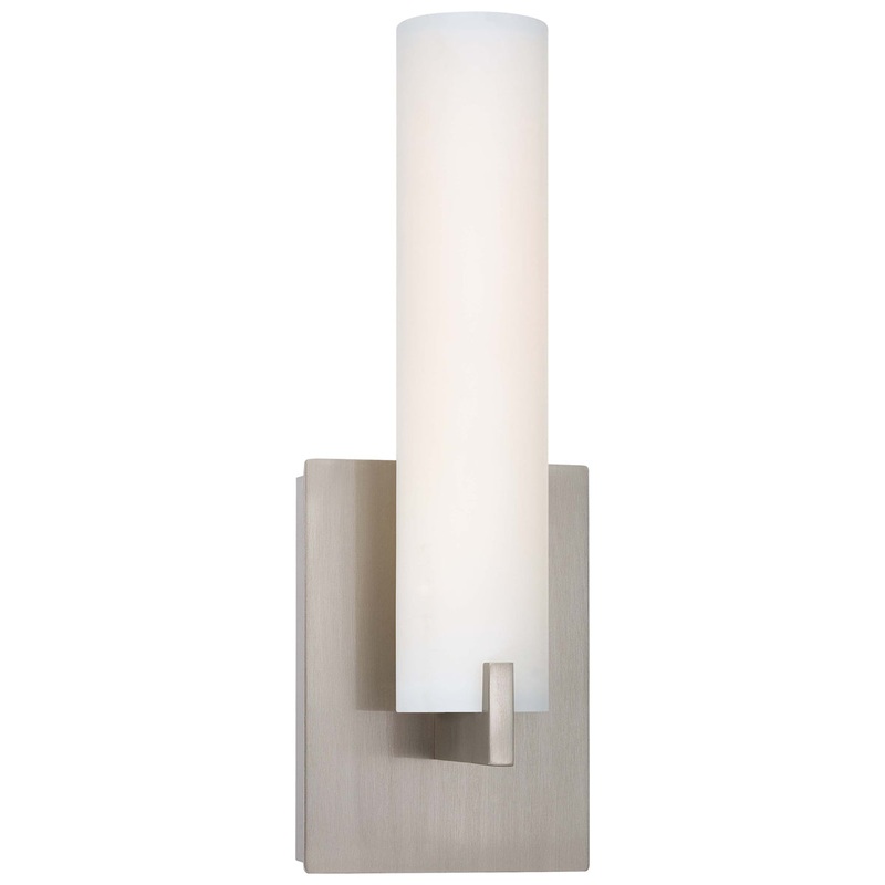 Tube LED Wall Sconce in Brushed Nickel