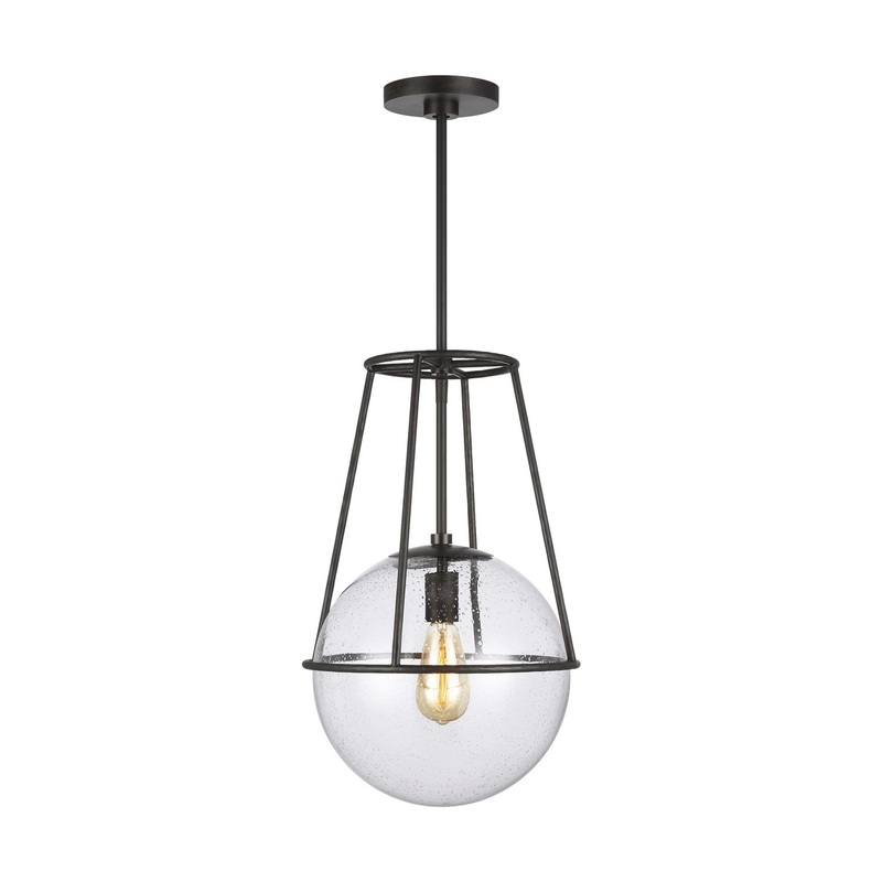 Atlas 1-Light Pendant in Aged Iron