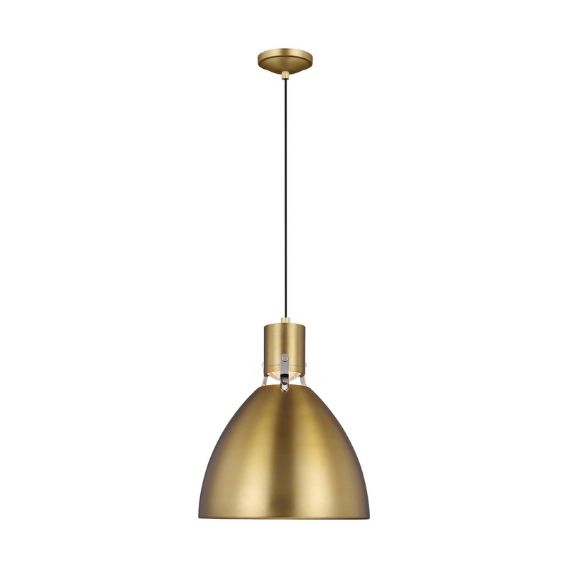 Brynne Pendant in Burnished Brass