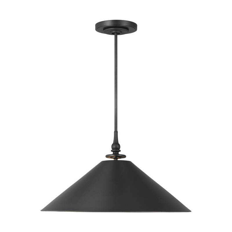 Capri 1-Light Pendant in Aged Iron