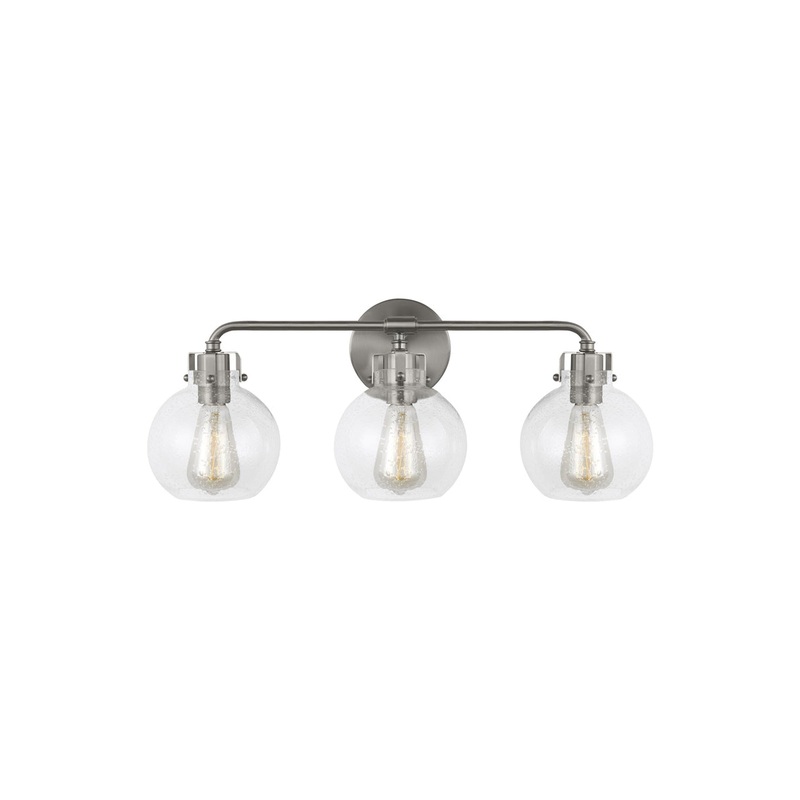 Clara Bath Sconce in Satin Nickel