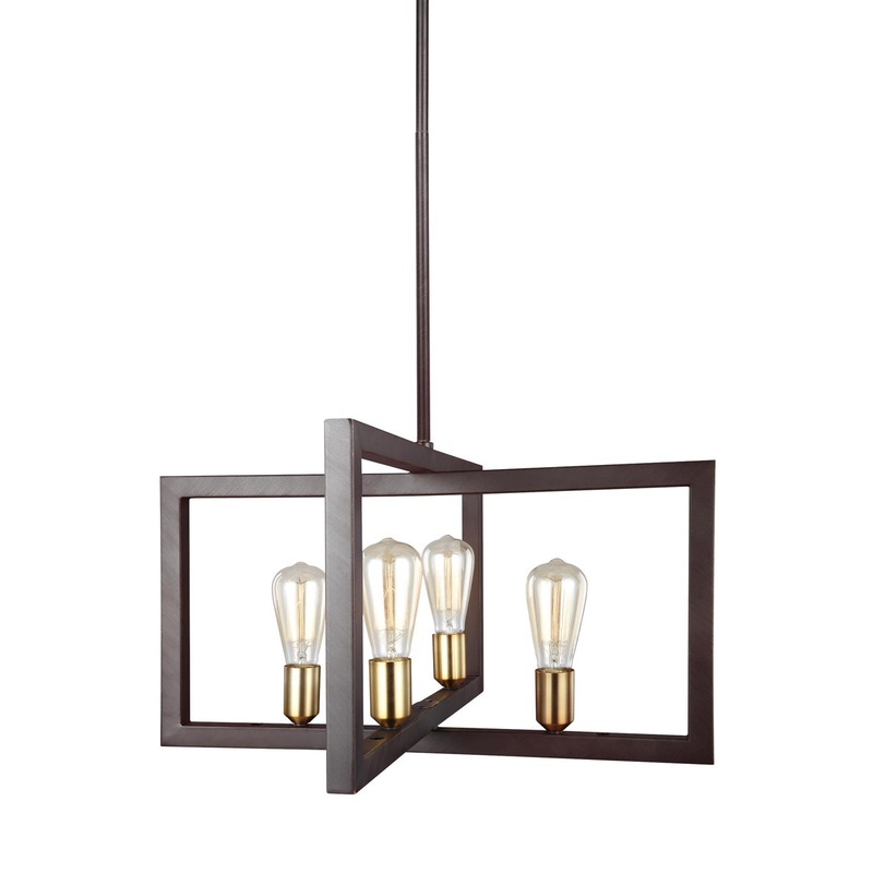 Finnegan Chandelier in New World Bronze