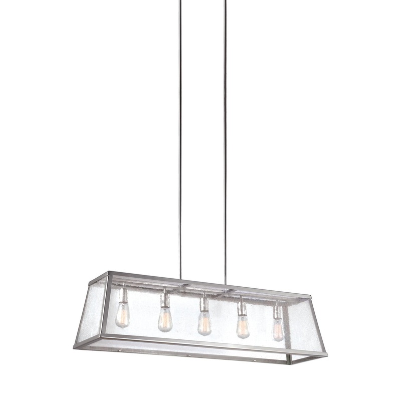 Harrow Chandelier in Polished Nickel