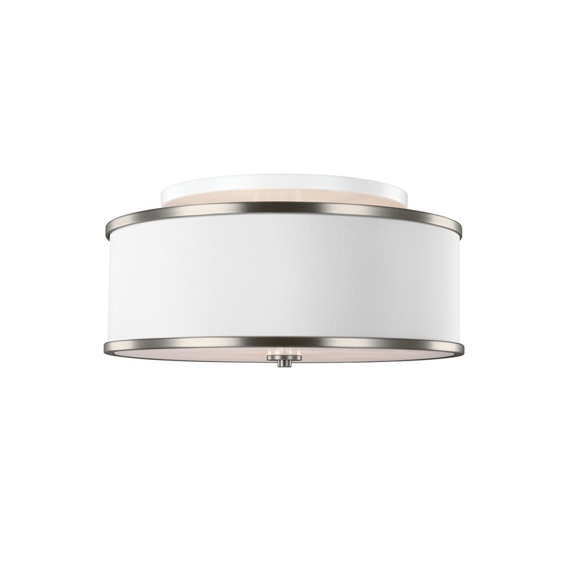 Lennon Ceiling Light in Satin Nickel