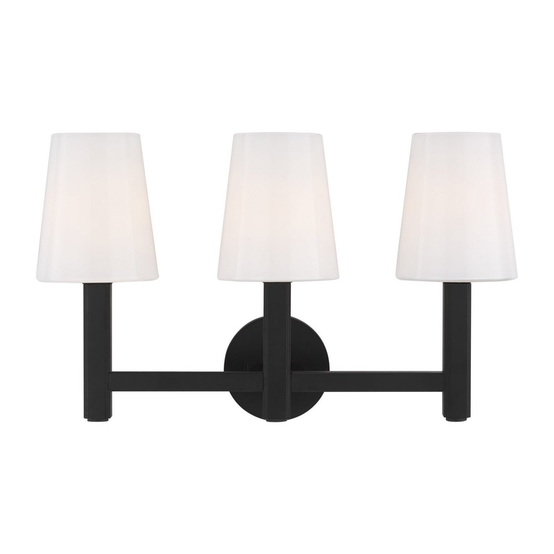 Logan 3-Light Vanity Lighting in Aged Iron
