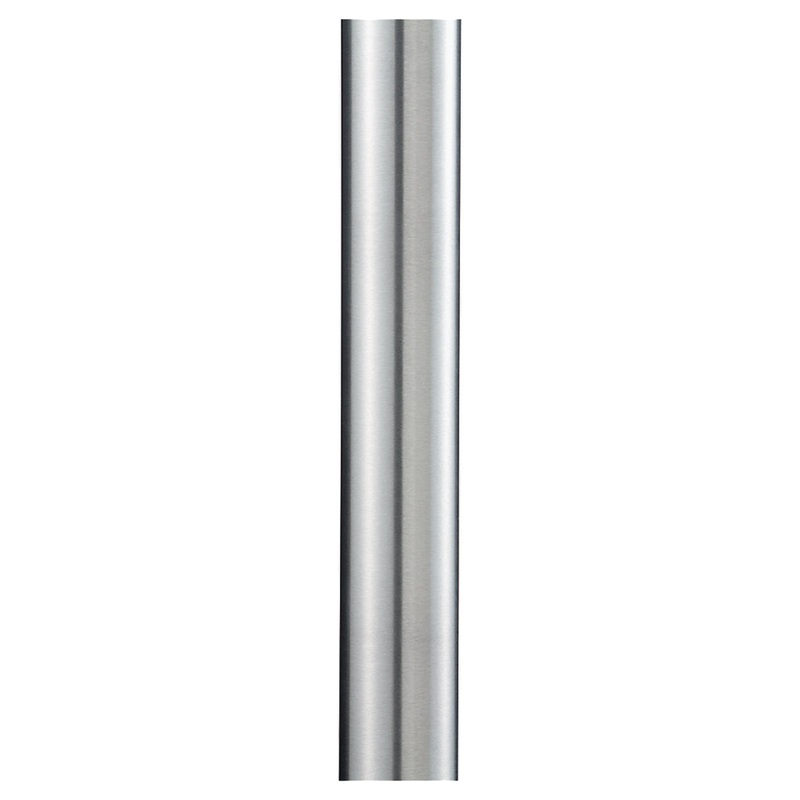 Outdoor Post in Brushed Aluminum