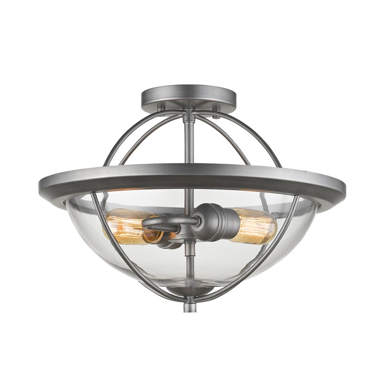 Persis 2-Light Semi Flush Mount