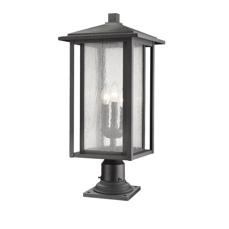 Aspen 3-Light Outdoor Pier Mounted Fixture