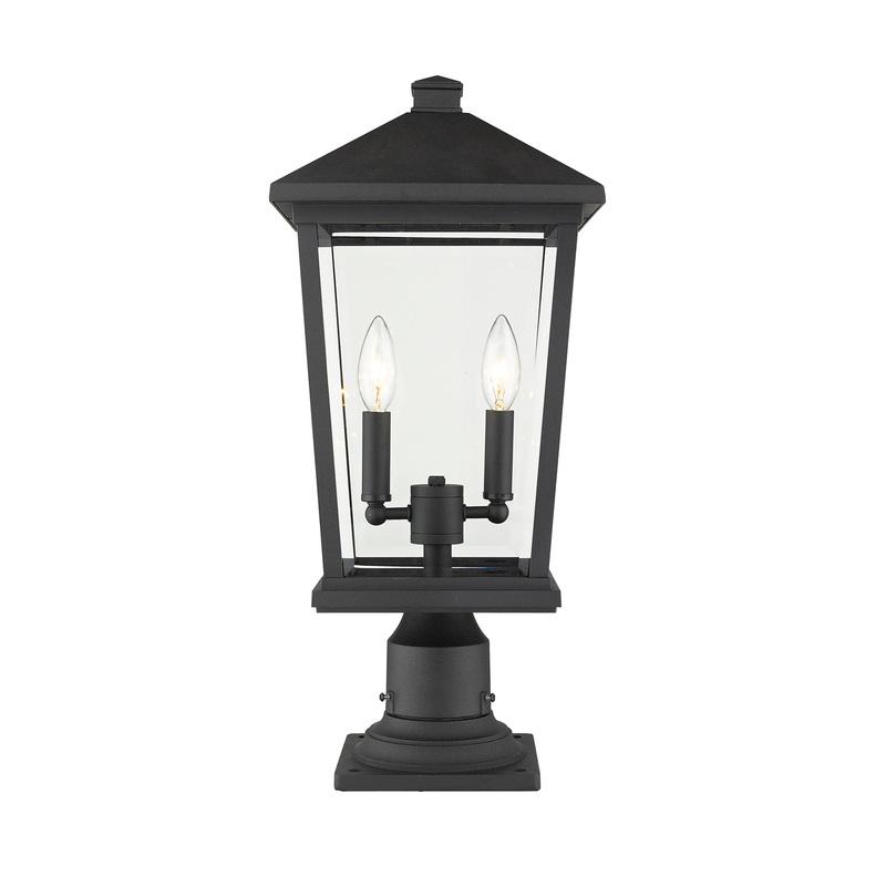 Beacon 2-Light Outdoor Pier Mounted Fixture
