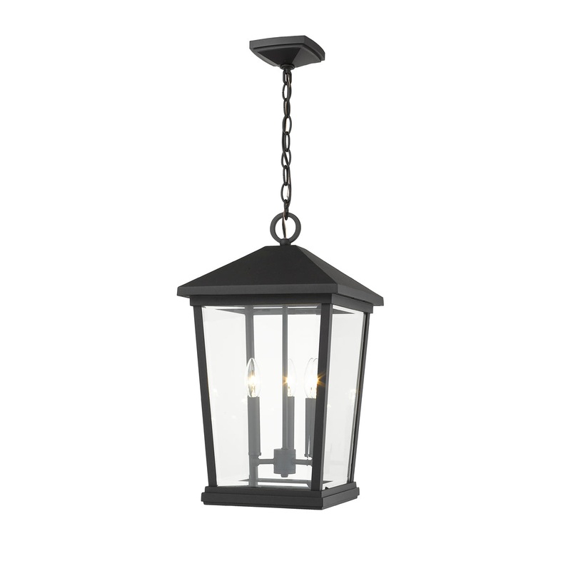 Beacon 3-Light Outdoor Chain Mount Ceiling Fixture
