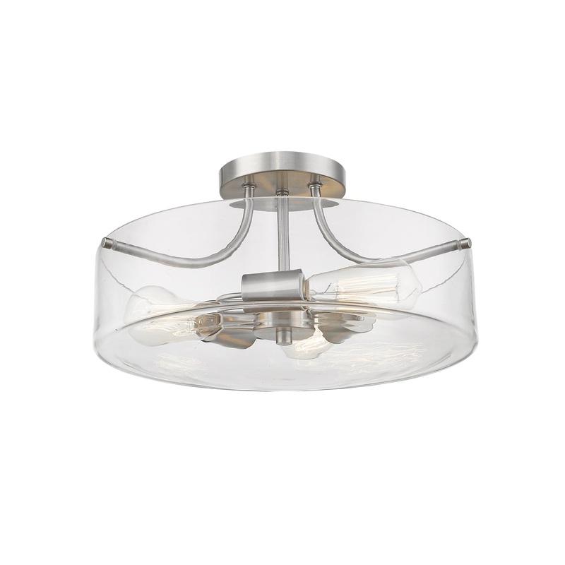 Delaney 3-Light Semi Flush Mount