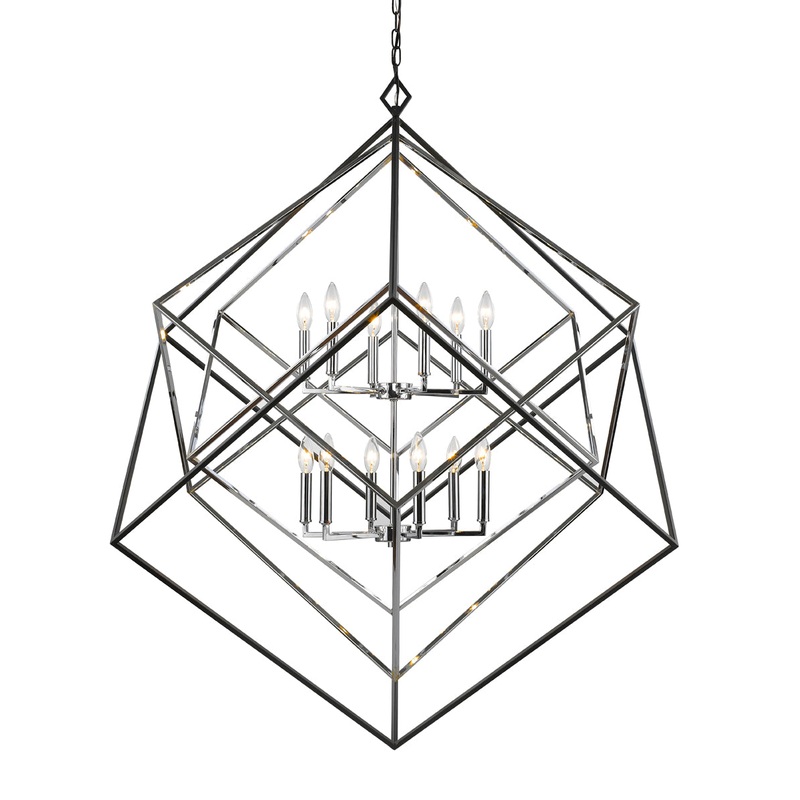 Euclid 12-Light Chandelier