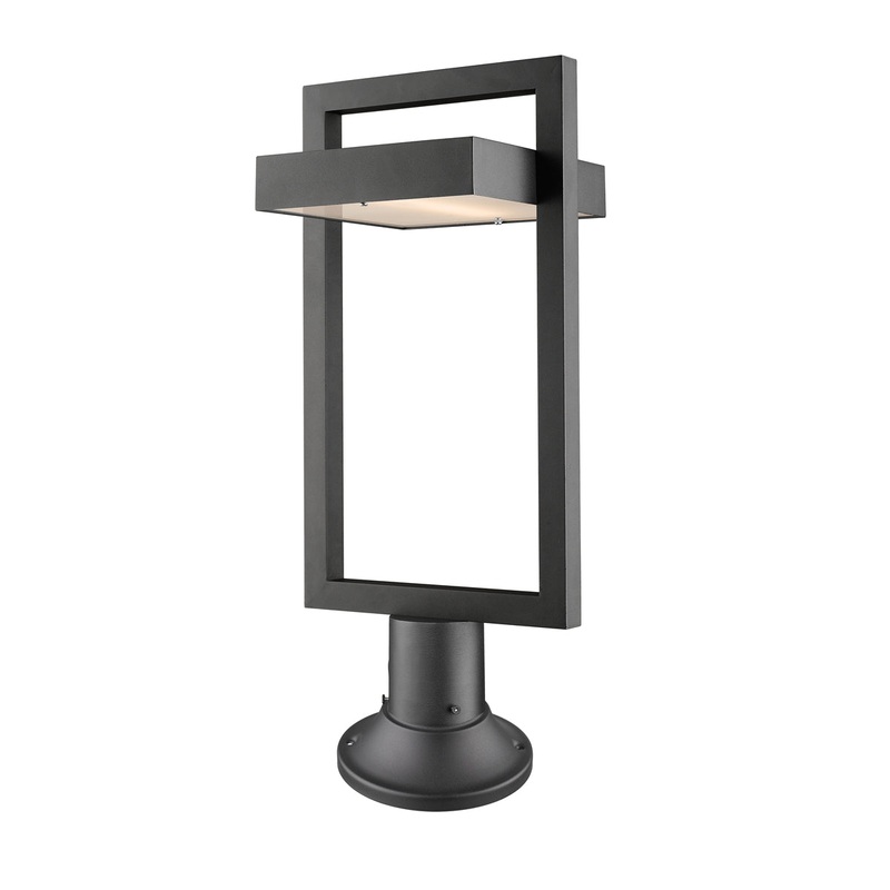 Luttrel 1-Light Outdoor Pier Mounted Fixture