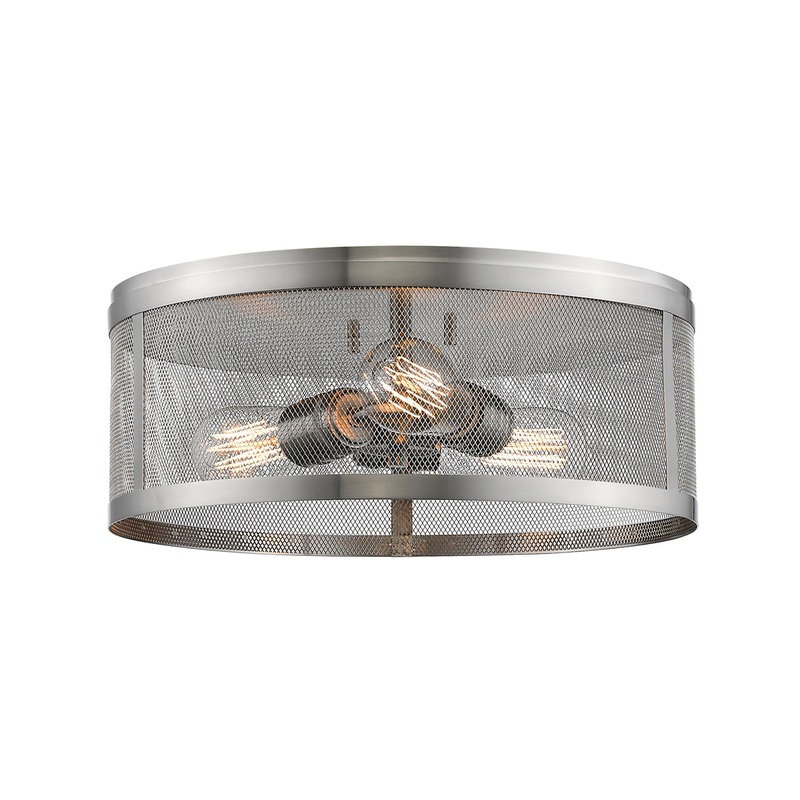 Meshsmith 3-Light Flush Mount