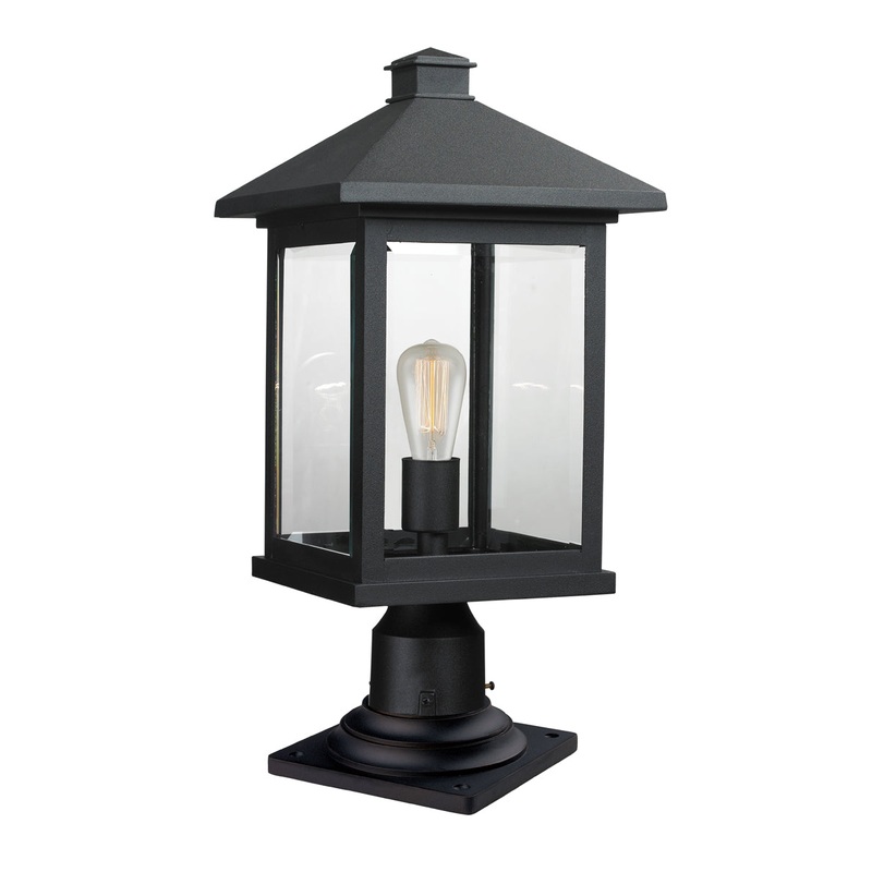 Portland 1-Light Outdoor Pier Mount-Light