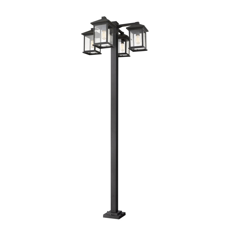 Portland 4-Light Outdoor Post Mounted Fixture