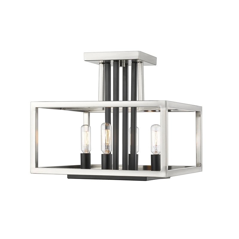 Quadra 4-Light Semi Flush Mount