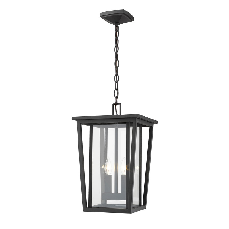 Seoul 2-Light Outdoor Chain Mount Ceiling Fixture