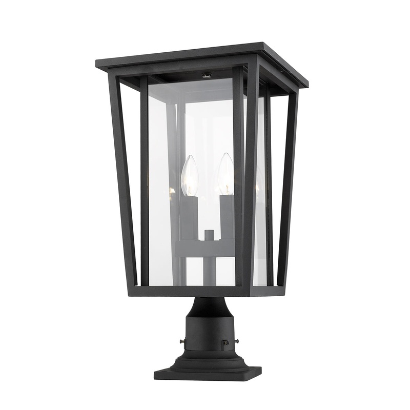 Seoul 2-Light Outdoor Pier Mounted Fixture