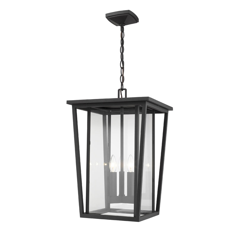 Seoul 3-Light Outdoor Chain Mount Ceiling Fixture