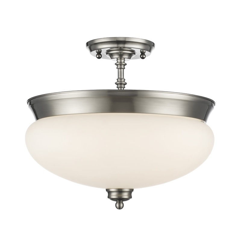 Amon 3-Light Semi Flush Mount