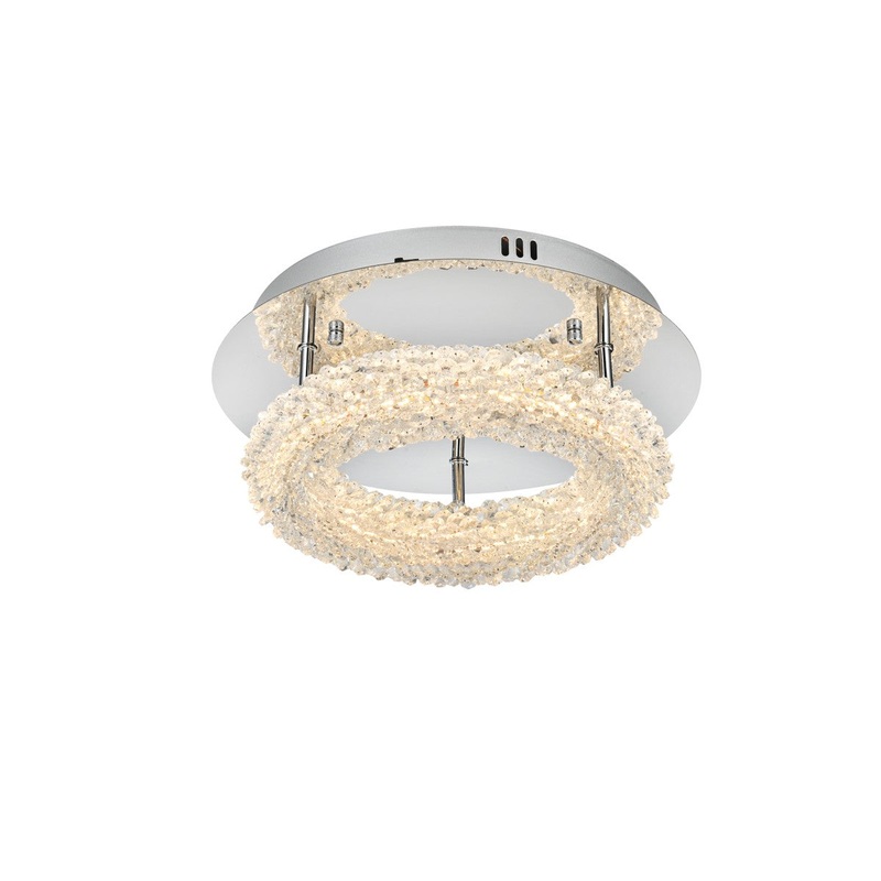 Bowen LED Flush Mount in Chrome