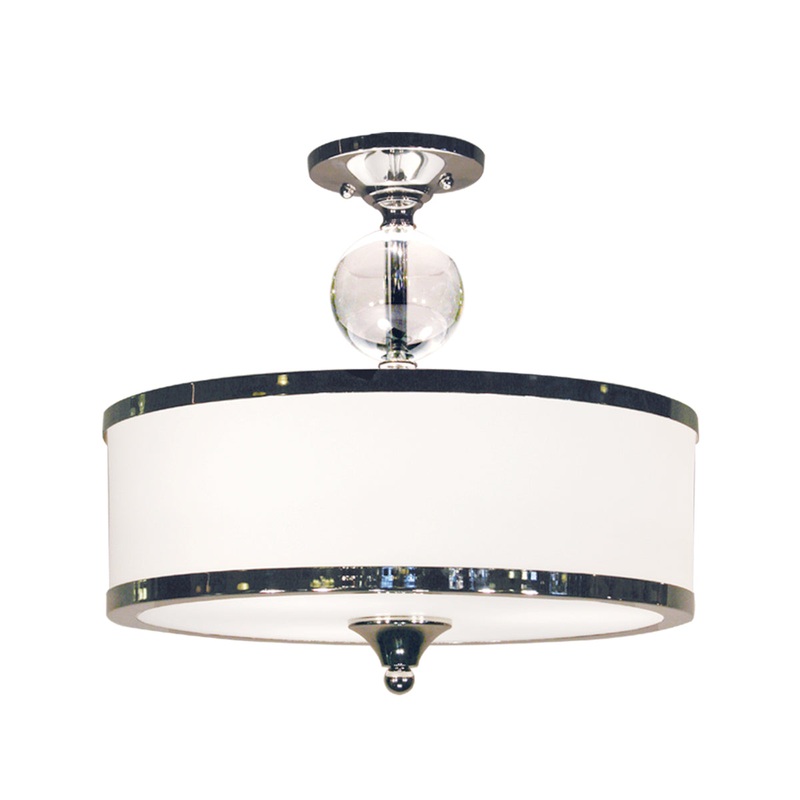 Cosmopolitan 3-Light Semi Flush Mount