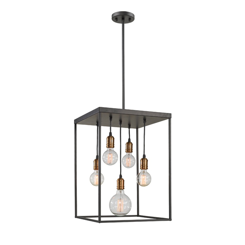 Troubadour 5-Light Pendant in Bronze