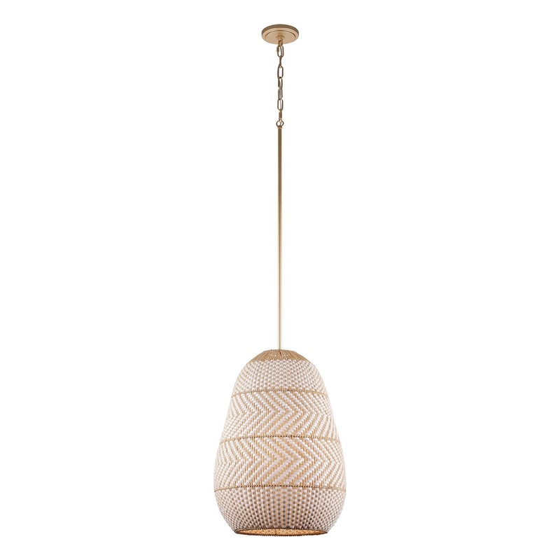 Zanzibar 3-Light Pendant in Soft Gold