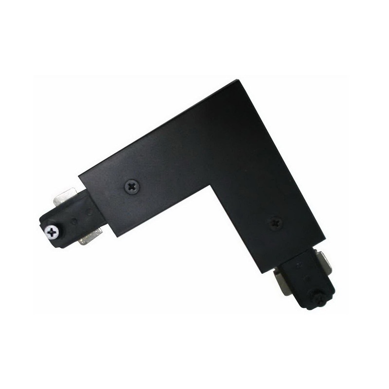 Cal Track L Connector (3 Wires) in Black