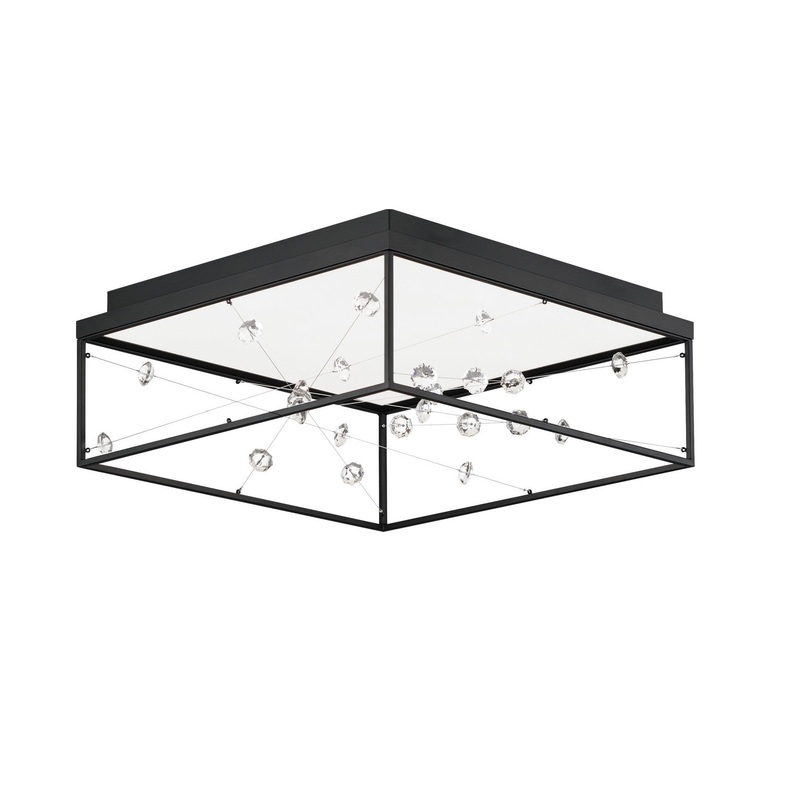 Entanglement LED Flush Mount in Black