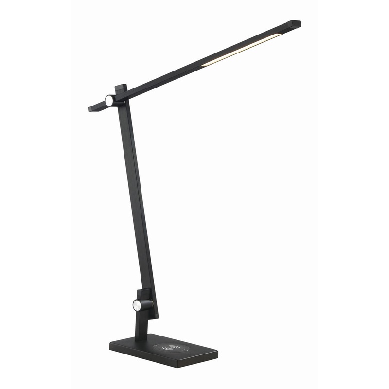Task Portables LED Table Lamp in Anodized Brush Coal