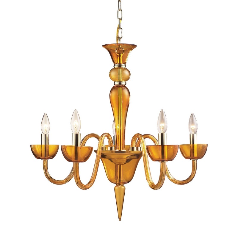 Vidriana 5-Light Chandelier in Polished Chrome