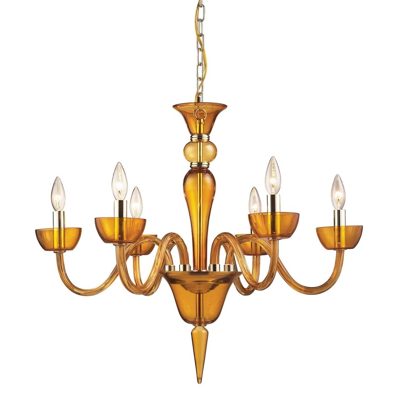 Vidriana 6-Light Chandelier in Polished Chrome
