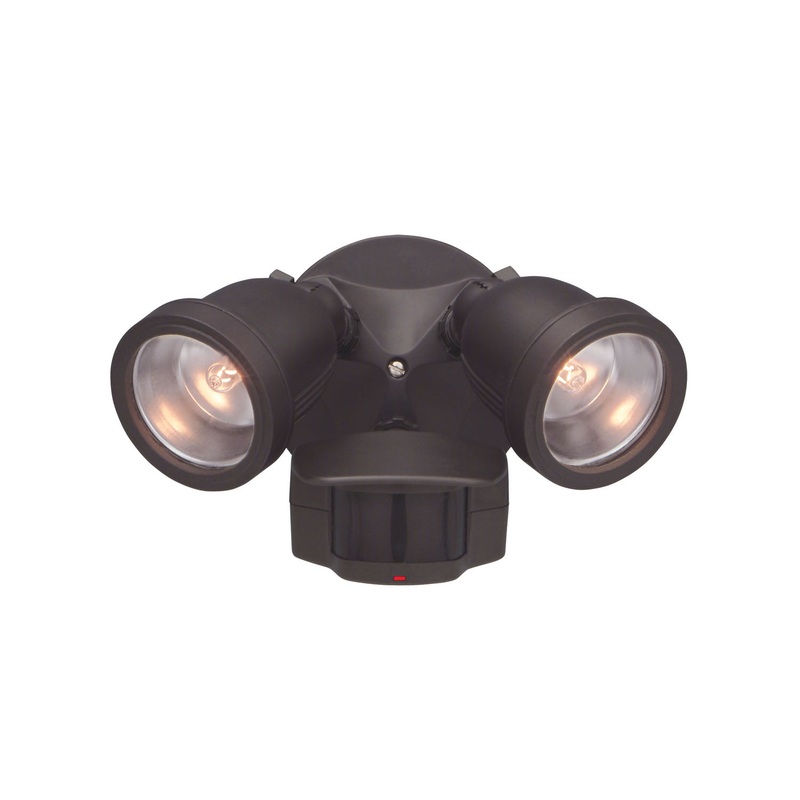 Area & Security 9" 180  Motion Detector QH in Distressed Bronze