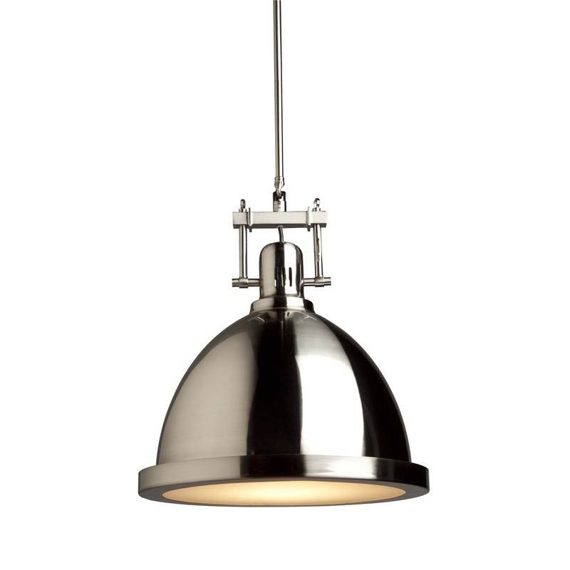 Broadview Pendant in Polished Nickel