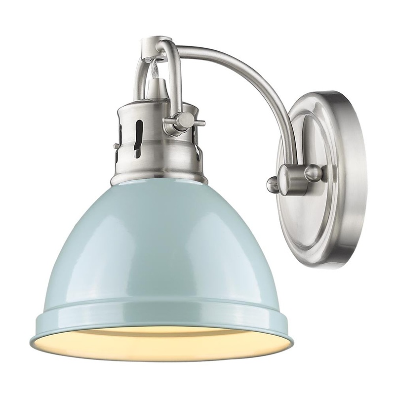 Duncan 1-Light Bath Vanity in Pewter