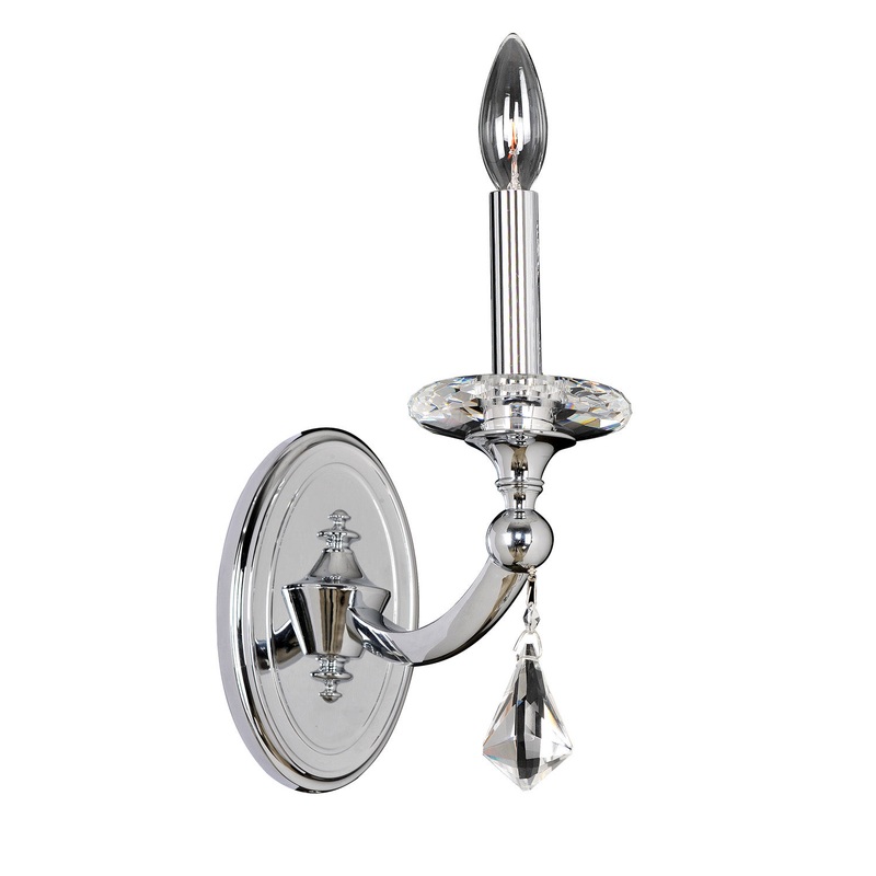 Floridia 1 Light Wall Bracket in Chrome